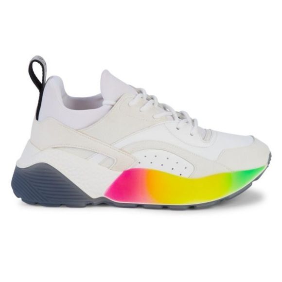 Stella McCartney Shoes - SALE!!! STELLA MCCARTNEY womens logo Rainbow chunky Sole Sneakers NWOB